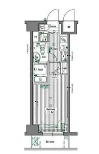 ガラ・グランディ大手町【13階】の間取り
