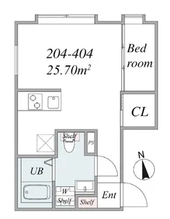 the trias itabashi【4階】の間取り