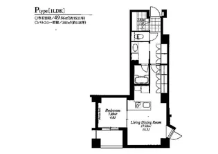 フレンシア外苑西【5階】の間取り