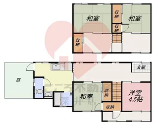 大阪府富田林市常盤町【一戸建】の間取り