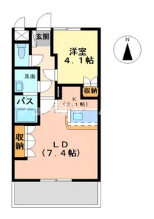 クランテプラース(clarte.place)【1階】の間取り