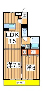 プレミエ・ステラ【1階】の間取り