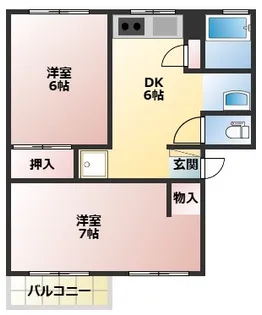 ソファレ美苑【2階】の間取り