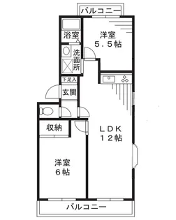 エクセル鷺沼【3階】の間取り