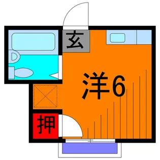 シャンツェ亀有【3階】の間取り