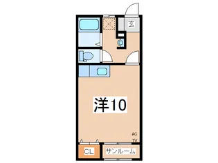 花沢アネックス【1階】の間取り