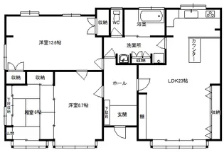 メゾンマンサード【1階】の間取り