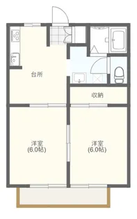 アムーホーム【2階】の間取り