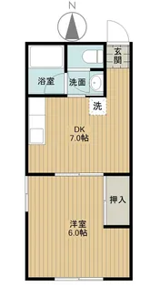 新栄コーポ【2階】の間取り