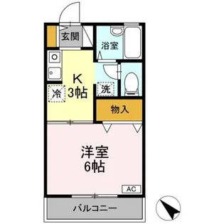 アベニュー大倉山I【2階】の間取り