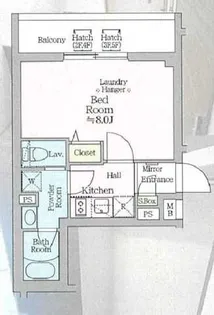アイルプレミアム西新宿【5階】の間取り