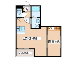 Wilshire Residence【2階】の間取り