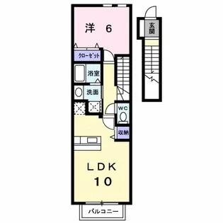 ウッディ・コートIII【2階】の間取り