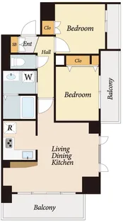 センチュリー八王子ルミエール【11階】の間取り