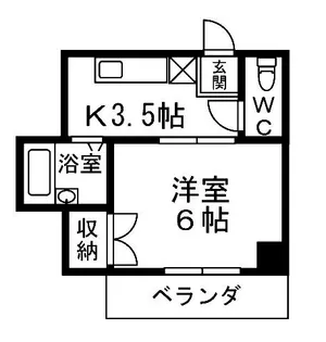 ナガヤハイツ【2階】の間取り