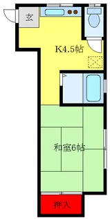 福島アパート【2階】の間取り