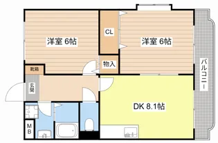 ユーミージェイズ【3階】の間取り
