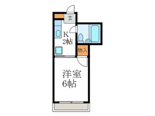 ヴィラ・ブル-エA棟【1階】の間取り