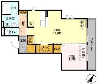 シャルマン【3階】の間取り