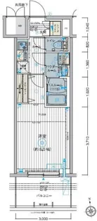 エステムコート八王子中町【9階】の間取り