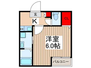 アデライデ東浦和【2階】の間取り