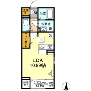 レイクサイド【1階】の間取り