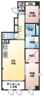 王城ビル【2階】の間取り
