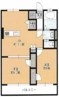目白台コーポ【7階】の間取り