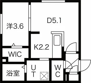 Encore福住(アンコール福住)【2階】の間取り