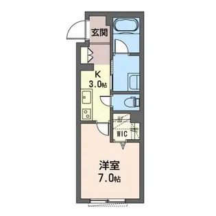 シャーメゾン土岐【1階】の間取り