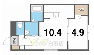ALPHA豊平公園【2階】の間取り