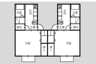 イワガミハイツ【1階】の間取り