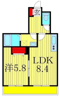 パークサイドメゾン【1階】の間取り
