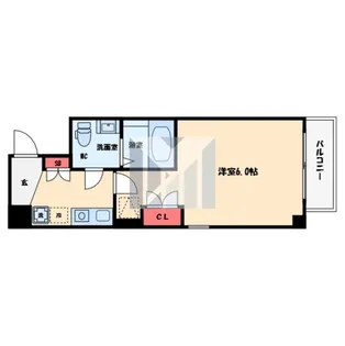 ダイドーメゾン大阪谷町【4階】の間取り