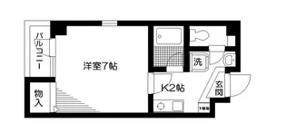 サンファースト【3階】の間取り
