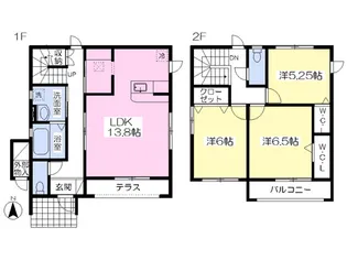 VOLVER E棟の間取り