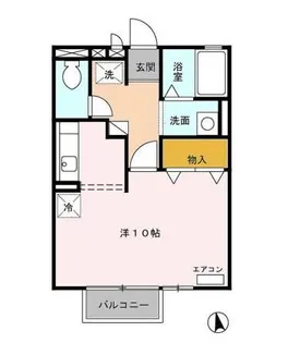 エクレール【1階】の間取り