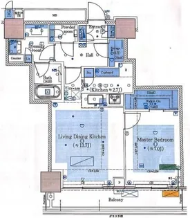 MID TOWER GRAND【27階】の間取り