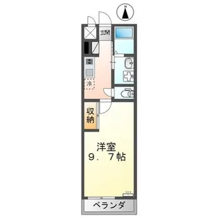 サンウイング【2階】の間取り