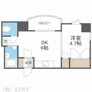フォーライフ大通南【2階】の間取り