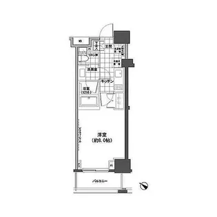 パークハビオ人形町【5階】の間取り