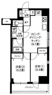 アイル大手町【3階】の間取り