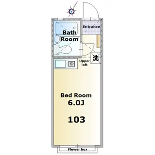 ヴィクトワール西千葉【1階】の間取り