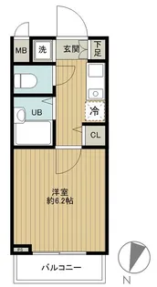 菱和パレス護国寺【7階】の間取り