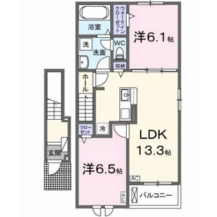 こころ【2階】の間取り