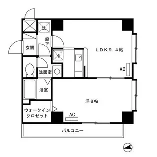 ボンヌール菊野台【3階】の間取り