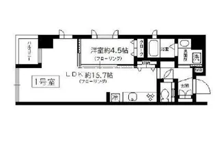シトラス東日本橋【5階】の間取り
