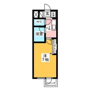 メゾン田倉【1階】の間取り