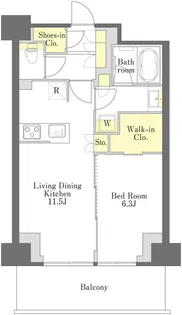 プライムメゾン江古田の杜イースト【11階】の間取り