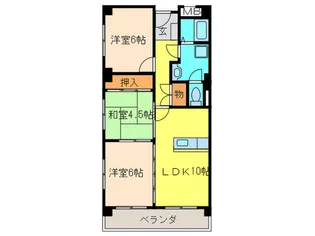 ラ-ムズプラザ【3階】の間取り